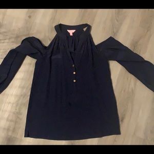 Lilly Pulitzer silk top !size small perfect condition.